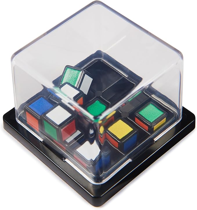 Rubik’s Cube, Rubik's Race Ace Edition, Classic Fast-Paced Puzzle Strategy Sequence Board Game, 2 Players, for Ages 7 & Up