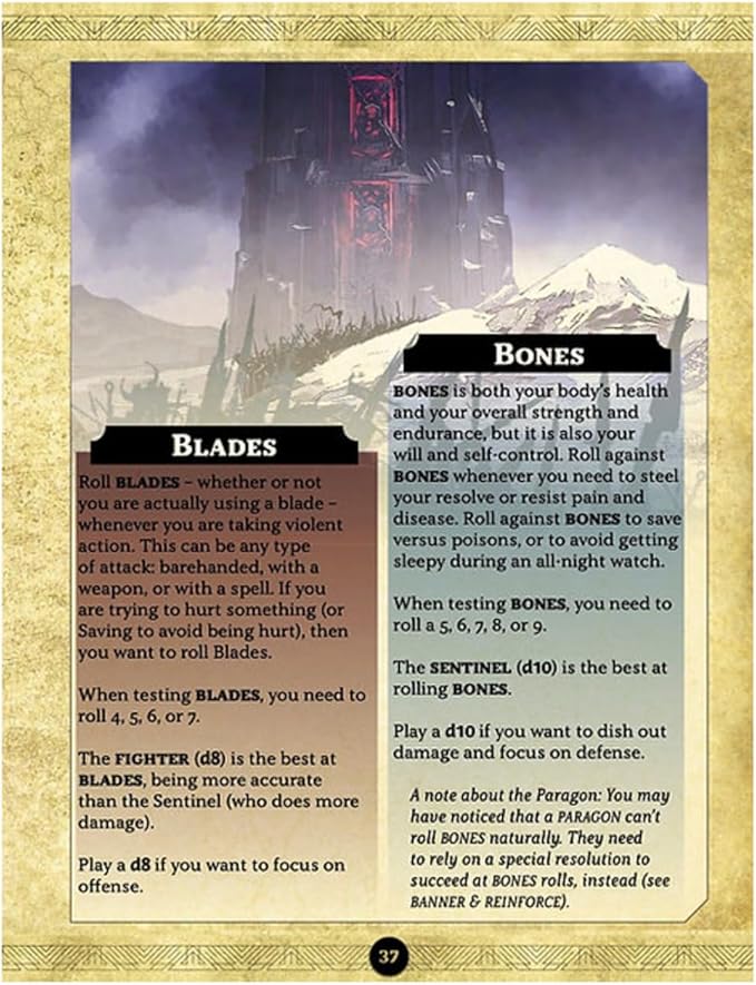 Return to Dark Tower - Fantasy Roleplaying, Hardcover RPG Book, Roleplay in The Four Kingdoms