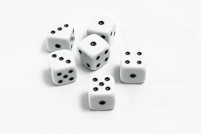 Bello Games Uria Stone Dice 6 Dice Set 5/8"