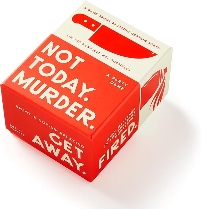 Brass Monkey Not Today, Murder - Social Party Game with 300+ Game Card Prompts for Escaping Murder Scenarios