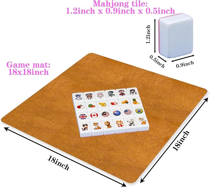 Seaside Escape Game Block | Family Board Game of Luck | DIY Stickers | Win by Turning Over All The Correct Block First | Challenging Tile Game for All Ages