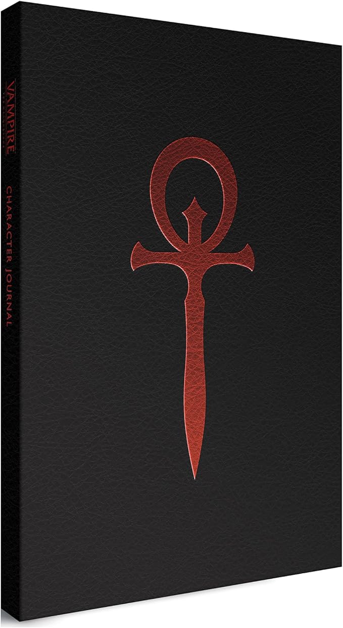 Renegade Game Studios Vampire: The Masquerade 5th Edition Roleplaying Game Expanded Character Sheet Journal, Ages 18+, Roleplaying Game Accessory