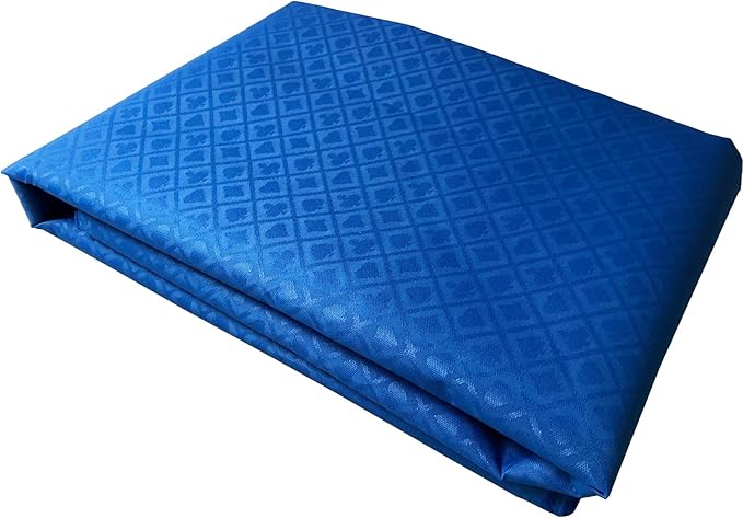 Speed Cloth Poker Table Fabric - 108X60 Inch Section of Casino Card Game Table Felt Top Cover Accessories - Blue