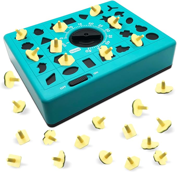 Gamie Time Game, Pop Up Board Game with Shape Matching Puzzles for Kids, Early Education Toys for Boys & Girls, Teaches Shape Recognition & Deductive Reasoning, Great Birthday for Kids
