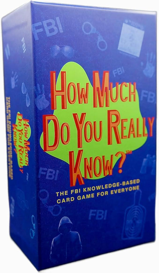 Card Game – FBI Trivia Game for Teens, Adults, and Family Game Night