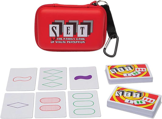 PlayMonster Set Card Games for Kids - Travel Case Bundle, Cards Included, Matching Game, Learning Games, Fun Family Games, Game Night, Travel Games, Memory Game, Learning Game, Multi-Player, Ages 6+