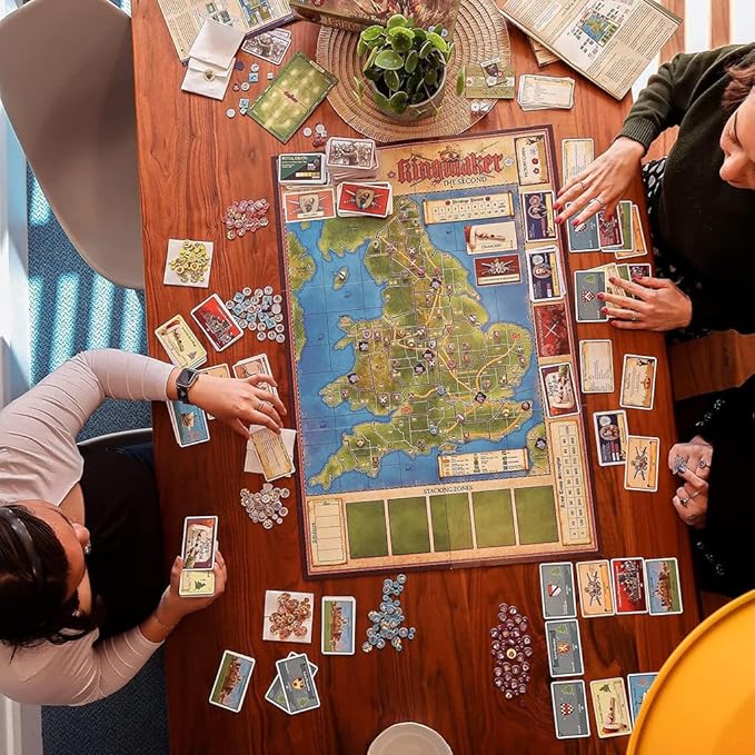 Kingmaker – Board Game by Gibsons Games -1-6 Players – 60-120 Minutes of Gameplay – Games for Game Night – Teens and Adults Ages 14+ - English Version