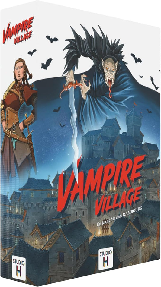 STUDIO H Vampire Village | Vampires, Witches and More | Strategic Dark Card Game | Great for Game Night | 1 to 5 Players | 20 Minutes