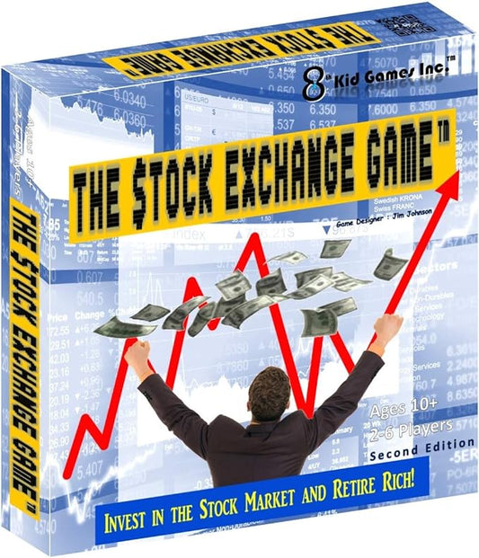 Stock Exchange Game - Family Friendly (10+) Board Game.