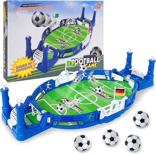 OJYUDD Mini Tabletop Foosball Game Set,Desktop Foosball Soccer Games,Table Top Foosball Sport Board Game for Kids,Indoor Game Room,Family Party