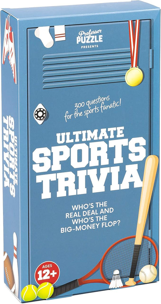 Professor PUZZLE Ultimate Sports Trivia - 300 Quiz Questions for Sports Fanatics