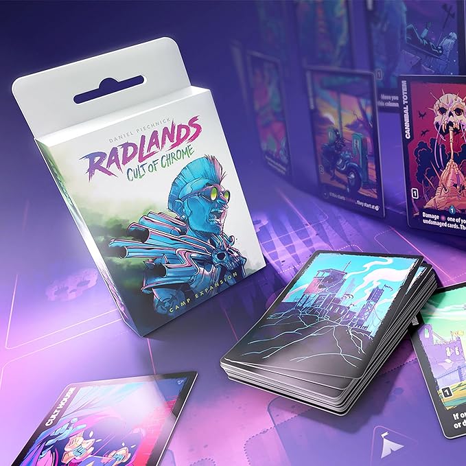 Radlands: Cult of Chrome - A High-Octane Expansion to The Post-Apocalyptic Smash Hit | Ages 14+ | Plays in 30 Minutes
