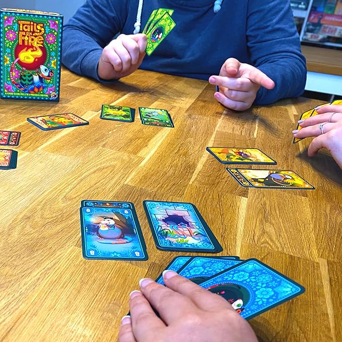 Tail on Fire | A Very Interactive Card Game for 2-6 Players in Which Chosing The Best 3 Cards for One Round Becomes an Exciting Dilemma | Ages 10+ |20 Mins HeidelBÄR Games