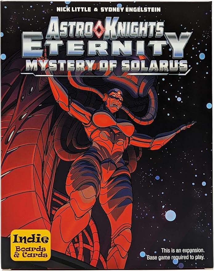 Indie Boards & Cards, Astro Knights Eternity: Mystery of Solarus - Strategy Game Expansion, 1 to 4 Players, Ages 14+