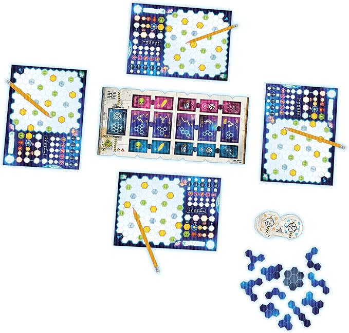 IELLO Distant Suns - Choose & Write Game, Kids & Family, Games, Ages 10+, 2-4 Players, 25 Min