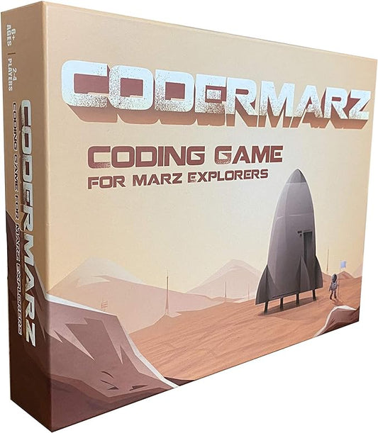 Game for Space and AI Learners! NBC Featured: First Ever Board Game for Boys and Girls Age 6+. Teaches About Mars, AI and Computer Programming Through Fun Astronaut and Neural Adventure!