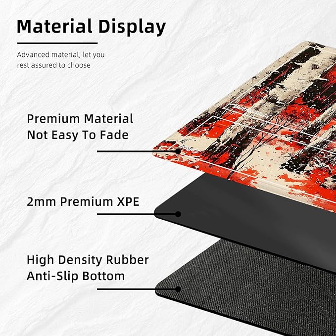 for MTG Playmat with Zones Storage Bag,for TCG Playmat and Playing Card Mat for Magic Board Games, Skulls Non Slip Stitched Edges Game Mat, Rollable Foldable Card Playmats