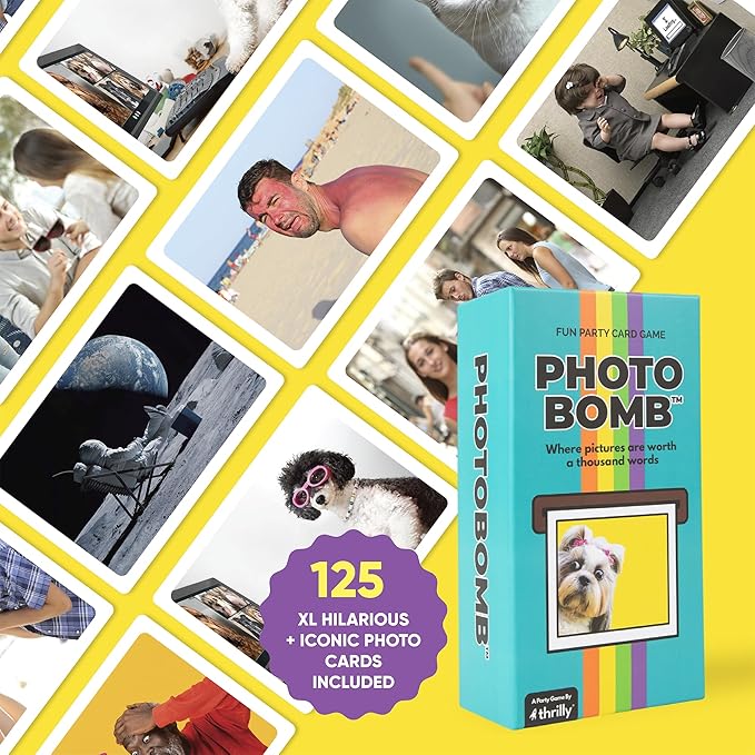 The Viral Party Board Game - Find The Photobomber - Light Strategy Party Game - Ages 13+