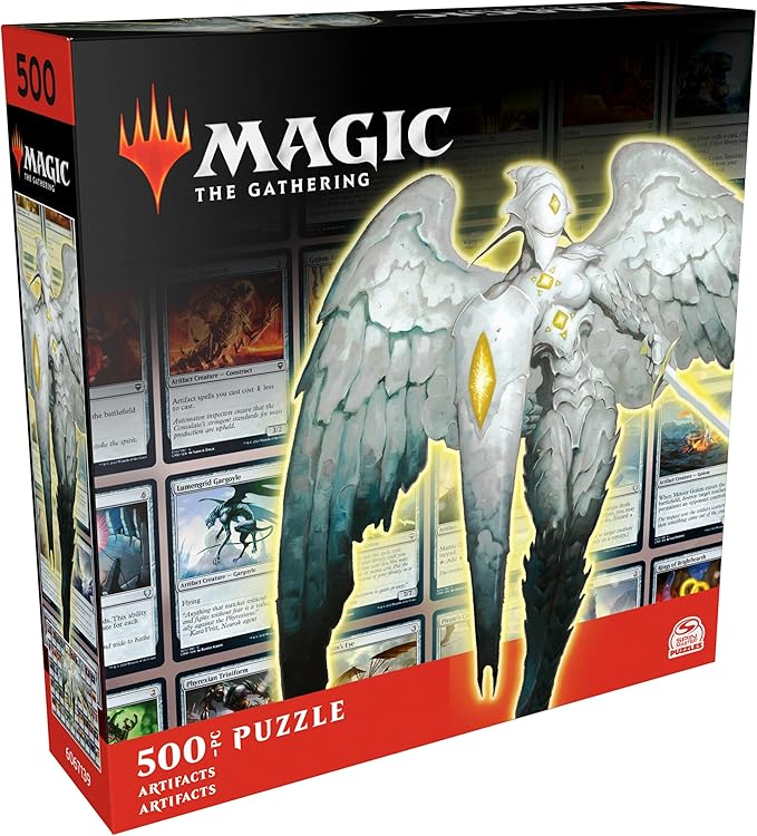 Magic The Gathering, Artifacts 500 Piece Puzzle MTG Puzzles for Adults Jigsaw Puzzles 500 Pieces Adult Puzzles 500 Piece Puzzles for Adults & Kids 12+