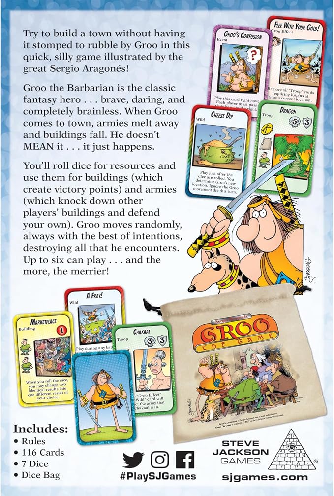 Groo The Game by SJG, Strategy Board Game