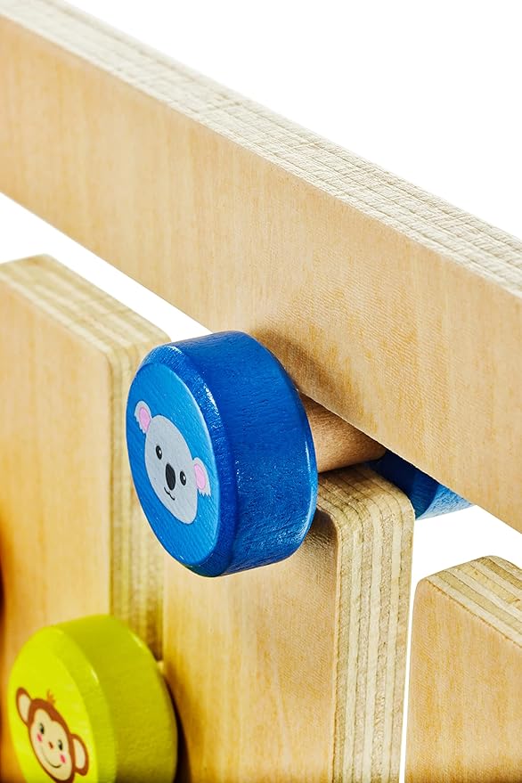 CUBIDI Original Sorting Game - Wooden Montessori Toy for 4+ Year Old - Playfully STEM Smart Games to Improve Motor Skills and Logical Thinking - Toddler Learning Educational Toy