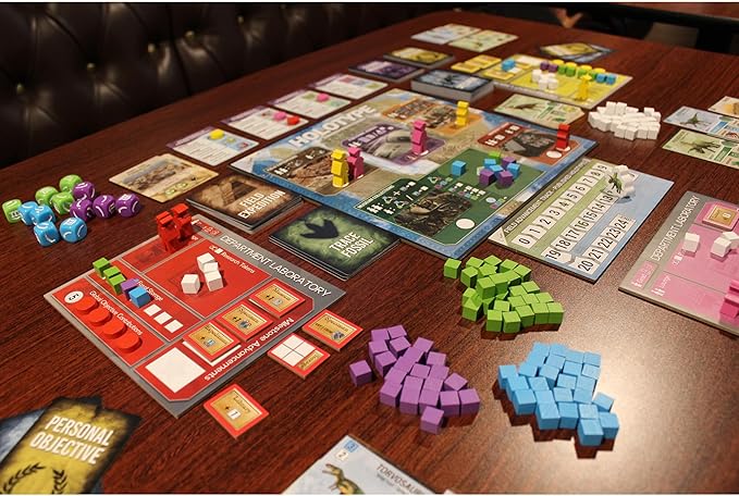Holotype: Mesozoic North America - Base Game, Strategy Board Game, Worker Placement, Paleontologist Dino Game, Ages 14+, 2-5 Players