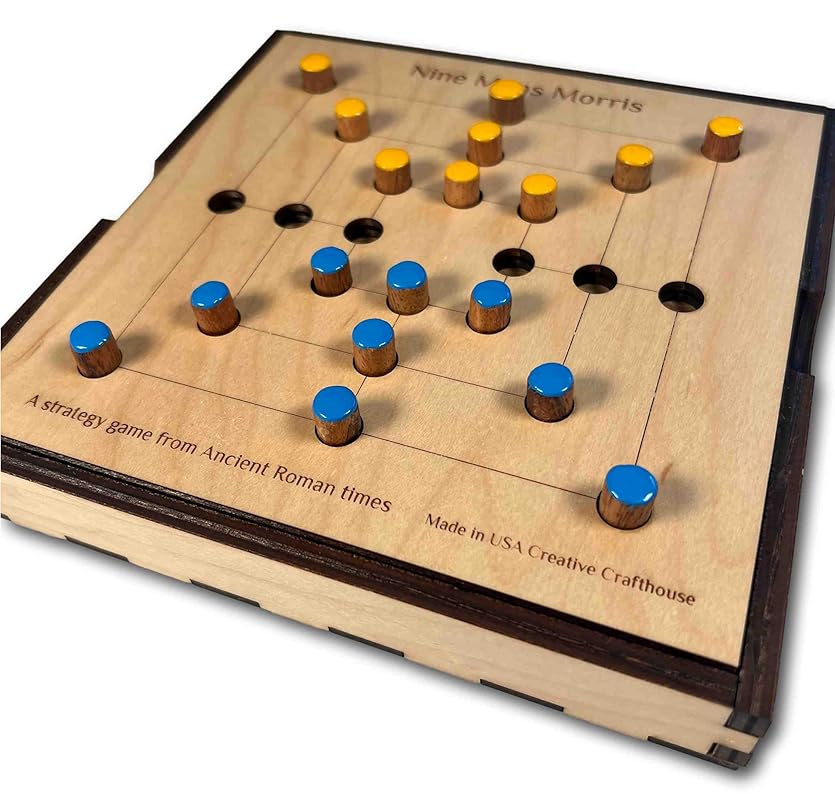Nine Mens Morris – Strategy game from ancient Rome. Premium version made in USA