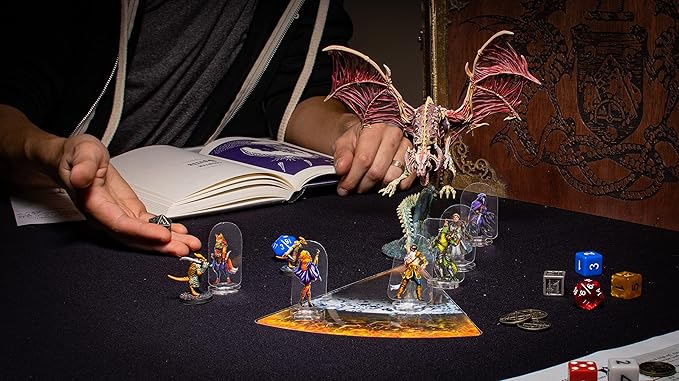 Arcknight Flat Plastic Miniatures: Pirates; 62 Unique High Seas-Themed Minis for DND 5e and Pathfinder; Affordable, Skinny Figurines for Dungeons and Dragons and Other Tabletop RPG Games