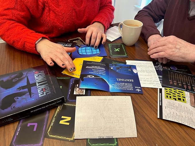 Spy Murder Mystery Puzzle Board Game. Unsolved Crime Case Files Investigation Detective Escape Room for Adults & Teens Date Nights or Solo - Sentinel