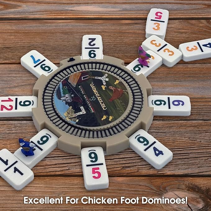 CHH Chicken Markers for Chicken Dominoes – Assorted Colors – Fun and Quality Game Accessories - 10 Pieces