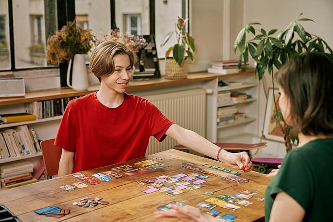 7 Wonders Duel Agora Board Game EXPANSION - Intense Two-Player Battles in the Ancient World! Strategy Game for Kids and Adults, Ages 10+, 2 Players, 30 Minute Playtime, Made by Repos Production