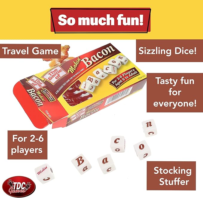 TDC Games Makin’ Bacon Dice Game