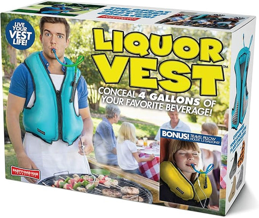 Prank Pack, Liquor Vest Prank Gift Box, Wrap Your Real Present in a Funny Authentic Prank-O Gag Present Box | Novelty Gifting Box for Pranksters
