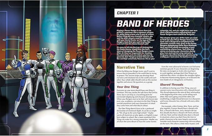Renegade Game Studios: Power Ranger Roleplaying Game- Beneath The Helmet Sourcebook, Discover New Stories, New Downtime Rules, Ages 14+, 3-6 Players