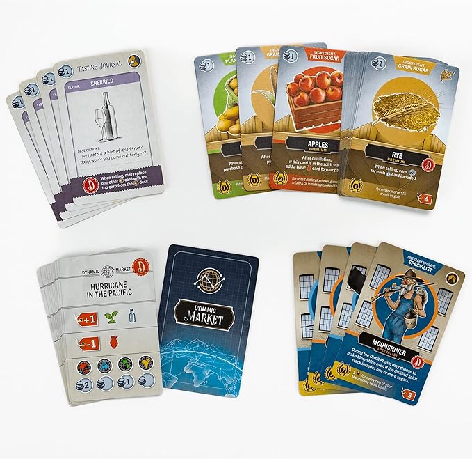Distilled: Cask Strength - 55 Card Mini Expansion, Spiritied Strategy Board Game, New Upgrades & Flavors, Ages 14+, 1-5 Players