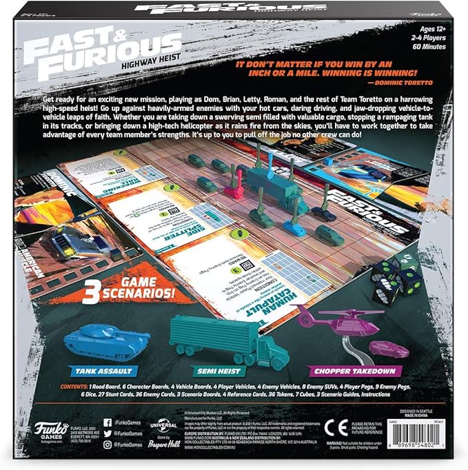 Funko Fast & Furious: Highway Heist Game