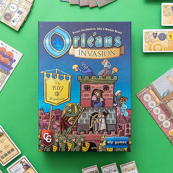 : Orleans, Invasion Expansion, Strategy Board Game, 2 to 5 Players, 90 Minute Play Time, Ages 12 and Up