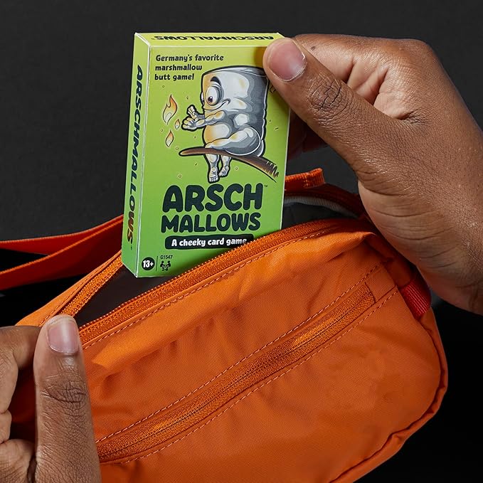 Hasbro Gaming Arschmallows Game | Marshmallow Butt Game | Funny Party Card Games for Teens, Adults, and Families | Ages 13 and Up | 2 to 6 Players (Amazon Exclusive)
