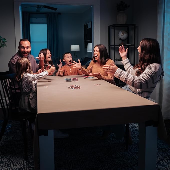 Evil Genie, Party Game Where Players Combine Good Cards with Evil Cards to Grant One Messed Up Wish, Then Guess If The Wish Will Be Taken to Score Points & Win The Game, for 2 – 8 Players, Ages 8+