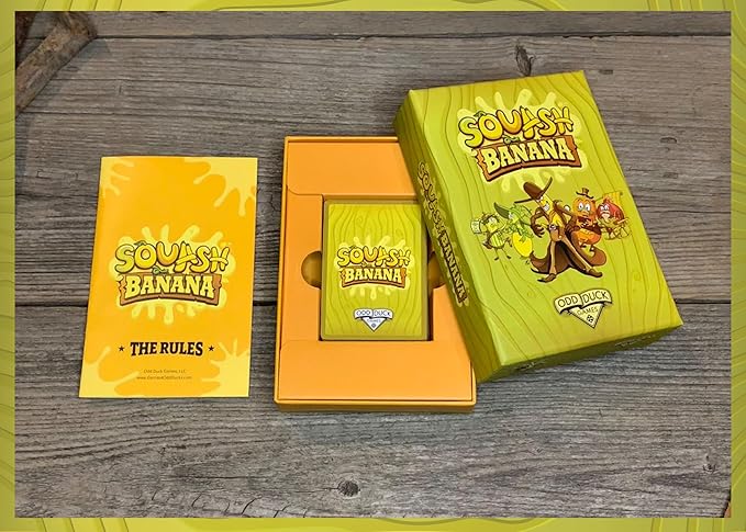 Squash Banana Card Game - Fun Family Game for Kids Ages 4-12, Great Gift or Party Game for Kids of All Ages, Great Addition to Family Game Night.
