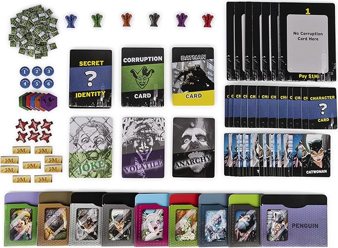 Spin Master Games The Joker, Diabolical Secret Identity Strategy Party Game, for Adults and Kids Ages 12 and up
