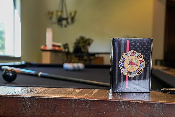 Fireman Playing Cards with Dice - Firefighter Gift Set
