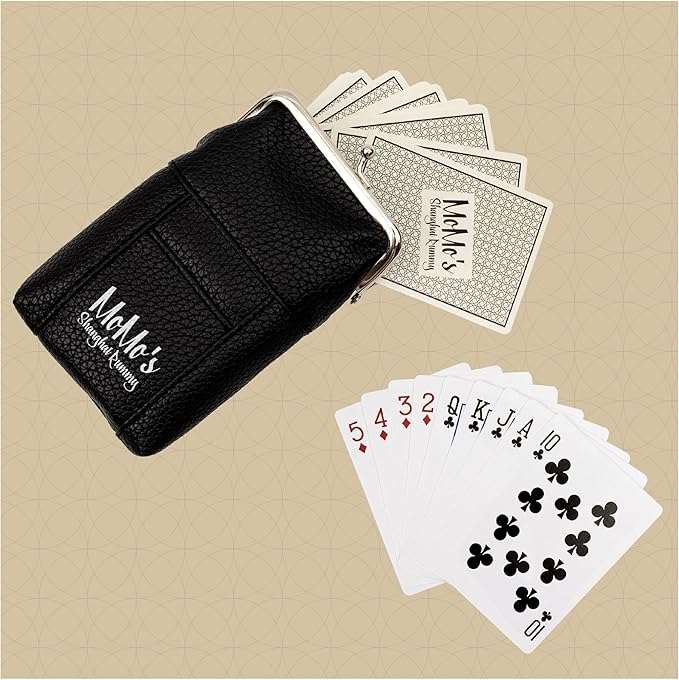 Spin Master Games, SolidRoots Momo's Shanghai Rummy Card Game, 2-5 Player Rummy Game | Family Games | Travel Games | Adult Games | Camping Games | Party Games for Adults & Kids 8+