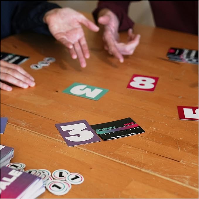 Spin Master Games, Where on The Scale, A Party Game of Extremes, for Friendsgiving, Bachelorette Parties, College, Birthdays, Happy Hour & More, 2 & Up Players, for Ages 18 & Up