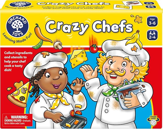 ORCHARD TOYS Moose Crazy Chefs Game. Help Make a Meal in This Tasty Matching Game. for Ages 3-6 and 2-4 Players