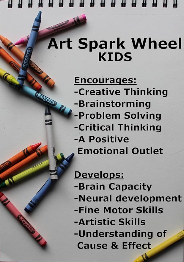 Art Game for Kids: Inspiring Drawing & Painting Activity for Young Artists, Parents & Teachers – Fun Art Supplies & Unique Gift for Kids 5+ – Perfect Educational Toy for Classrooms