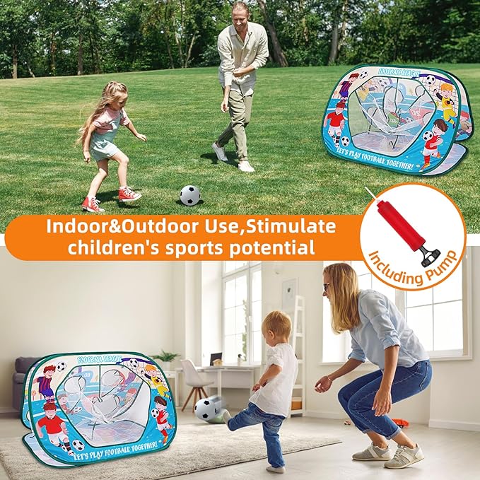 32Inch Bean Bag Toss Game Toy, Outdoor Toys for Toddlers Football Toys, Outdoor Activities for Kids Ages 3-5 Lawn Games for Kids