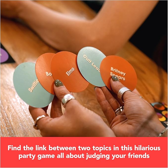 Spin Master Games, The Inner Circle, Find Common Ground with Hilarious Prompts, Party Games for Friendsgiving, Happy Hour, Bachelorette Party, Adults, 3-10 Players, for Ages 18 & Up