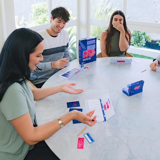 Minor Details Board Game | A Party Game for People Who Can’t Draw (Much) | Ages 13+| 3-6 Players | 20 Mins. | Fun Drawing Games for Adults and Teens