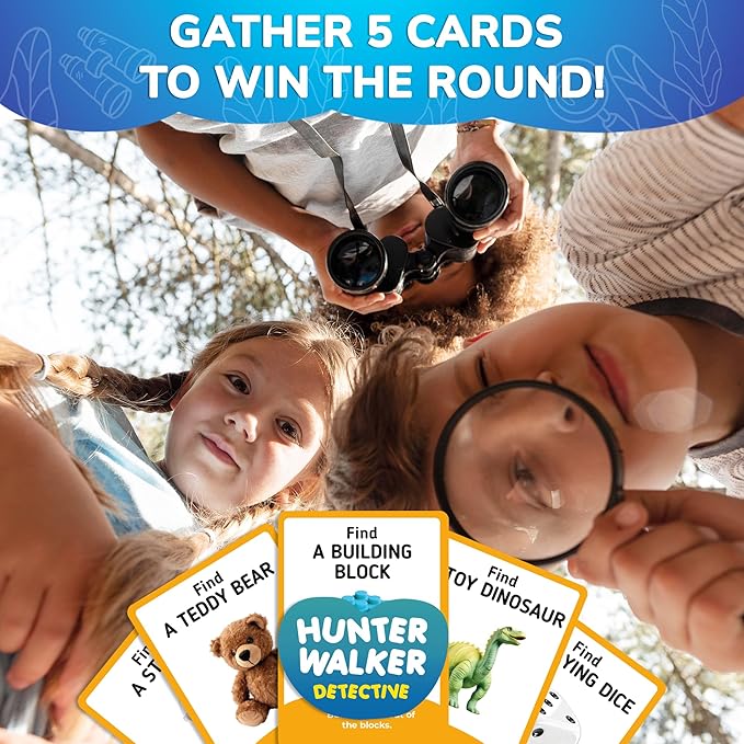 QUOKKA Scavenger Hunt Cards for Toddlers and Kids Ages 4-8 - Indoor Search and Find Activities for Kids Ages 6-8 - Educational Party Games for 3-6 Year Olds